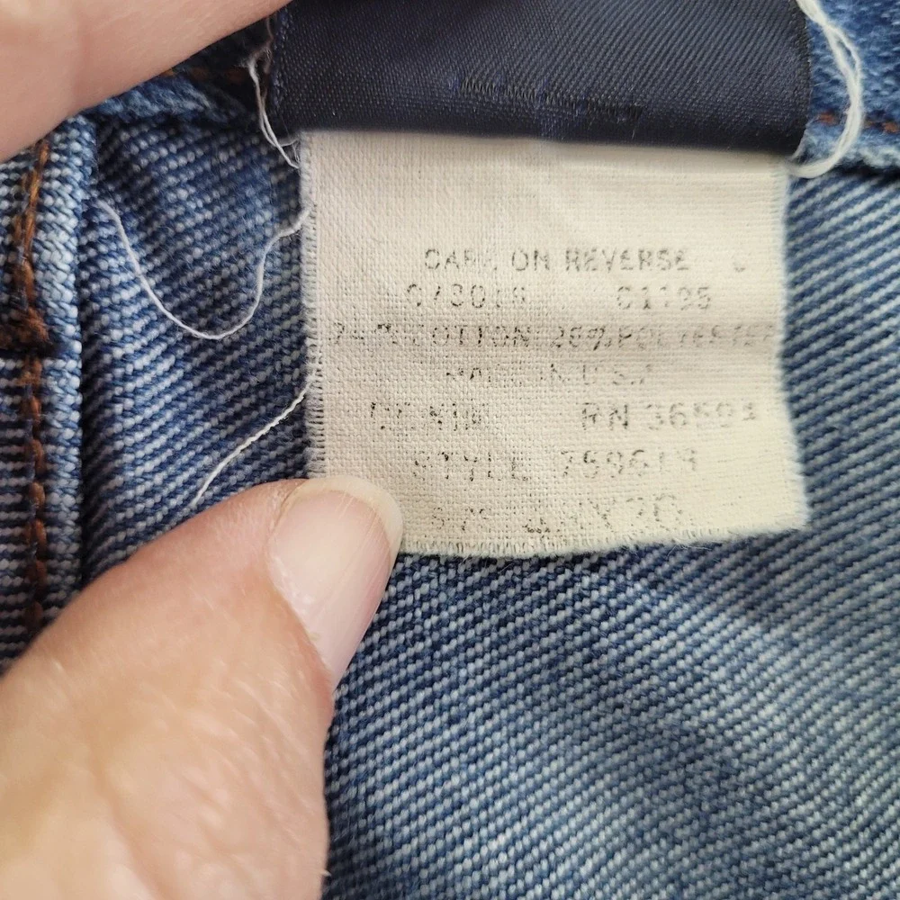 Long Haul Jeans Mens‎ 44x28 Blue Stretch Denim Vintage Made in USA Classic